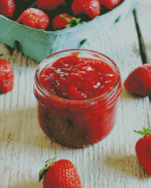 Strawberry Jam Diamond Painting