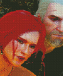 Triss And Geralt Diamond Painting
