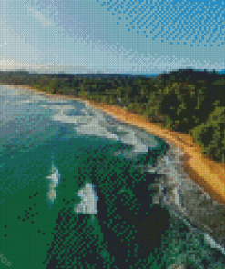 Playa Cocles Landscape Diamond Painting