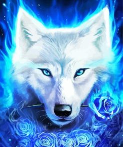 Spirit Wolf Diamond Painting
