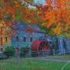 Old Grist Mill Diamond Painting