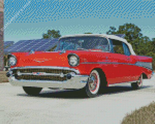 Bel Air Chevy Diamond Painting