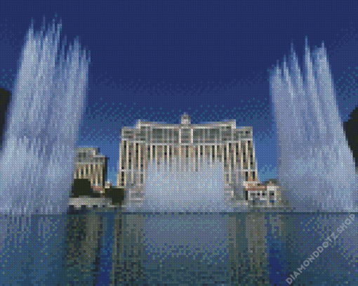 Bellagio Fountain Diamond Painting