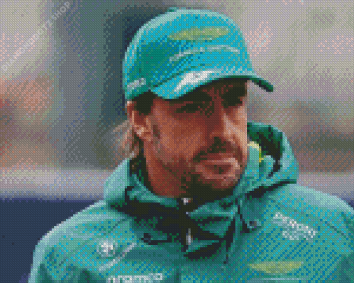 Fernando Alonso Diamond Painting