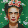 Frida With Flowers Diamond Painting