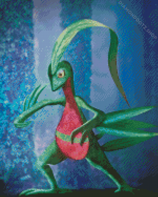 Grovyle Pokemon Diamond Painting