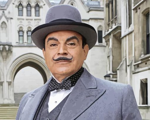 Hercule Poirot Diamond Painting