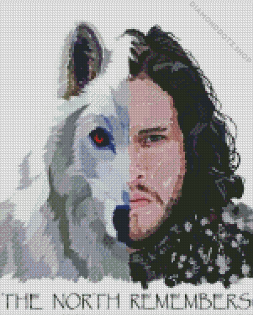 Jon And Ghost Diamond Painting