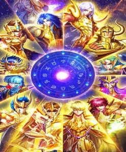 Knights Of The Zodiac Diamond Painting