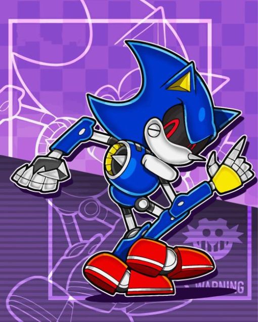 Metal Sonic Art Diamond Painting