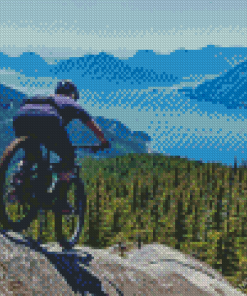 Mountain Biking Diamond Painting