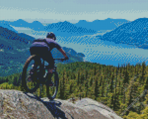 Mountain Biking Diamond Painting