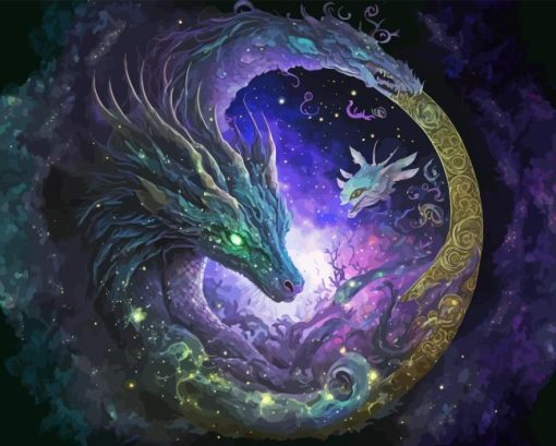 Mystical Dragon Diamond Painting