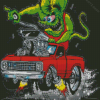 Rat Fink Diamond Painting