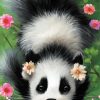 Skunk With Flower Diamond Painting