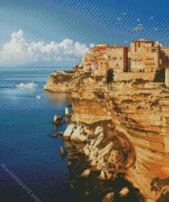Corsica Island Bonifacio Diamond Painting