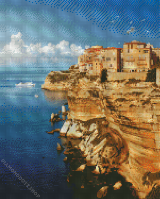 Corsica Island Bonifacio Diamond Painting