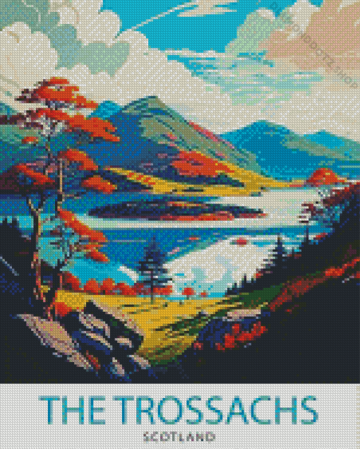 Trossachs Scotland Diamond Painting