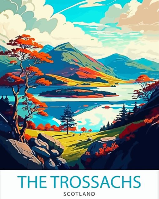 Trossachs Scotland Diamond Painting