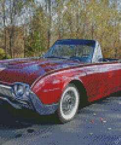 1961 Thunderbird Car Diamond Painting