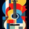 Abstract Guitar Diamond Painting