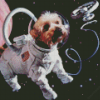 Astronaut Animal Diamond Painting