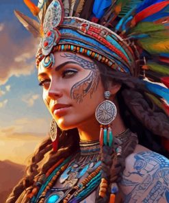 Aztec Princess Diamond Painting