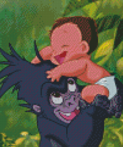 Baby Tarzan Diamond Painting