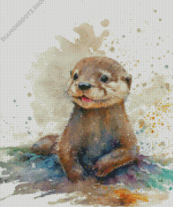 Baby Otter Diamond Painting