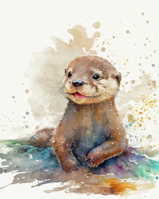 Baby Otter Diamond Painting