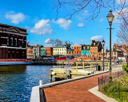 Baltimore Fells Point Diamond Painting