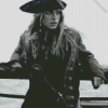 Black And White Elizabeth Swann Diamond Painting