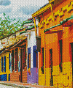 Bogota Colorful Houses Diamond Painting
