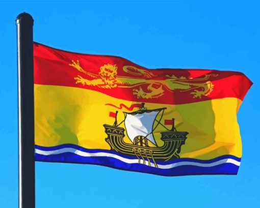 Canada New Brunswick Flag Diamond Painting