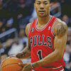 Derrick Rose Diamond Painting