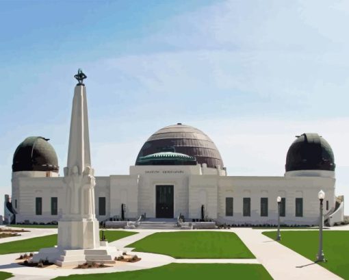 Griffith Observatory Diamond Painting