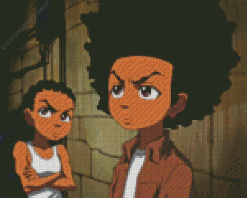 Huey And Riley Diamond Painting