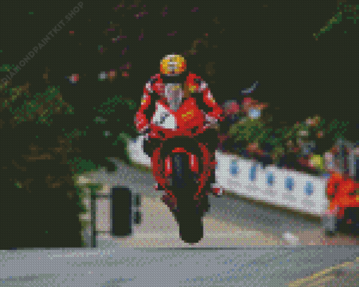 Joey Dunlop Diamond Painting