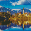 Lake Bled Diamond Painting