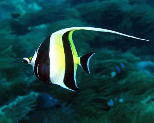 Moorish Idol Diamond Painting