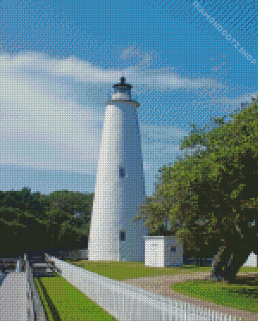 Ocracoke Lighthouse Diamond Painting