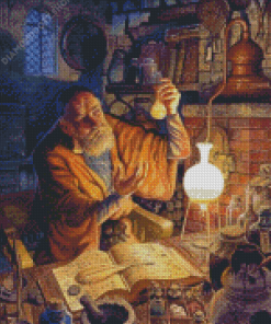 Old Man Alchemist Diamond Painting