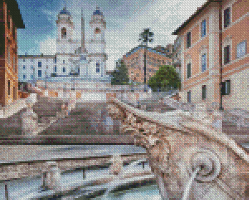 Piazza Di Spagna Diamond Painting