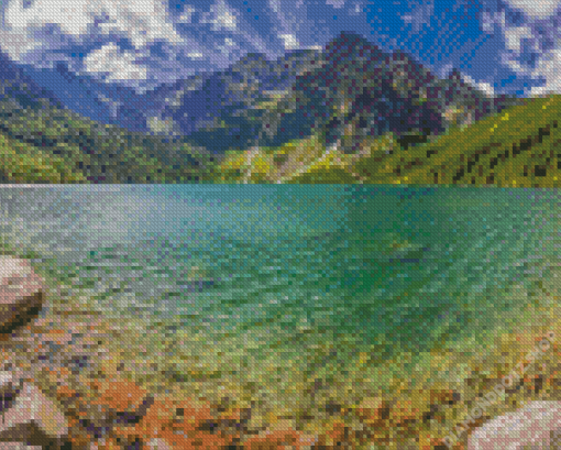 Poland Morskie Oko Diamond Painting