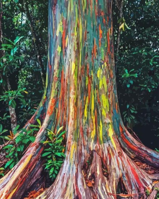 Rainbow Eucalyptus Diamond Painting