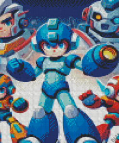 Superhero Mega Man X Diamond Painting