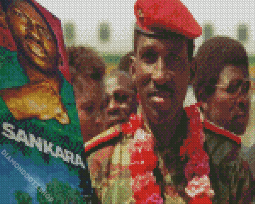 Thomas Sankara Diamond Painting