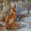 Woodland Hare Diamond Painting