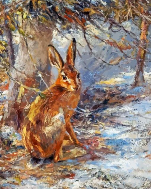 Woodland Hare Diamond Painting