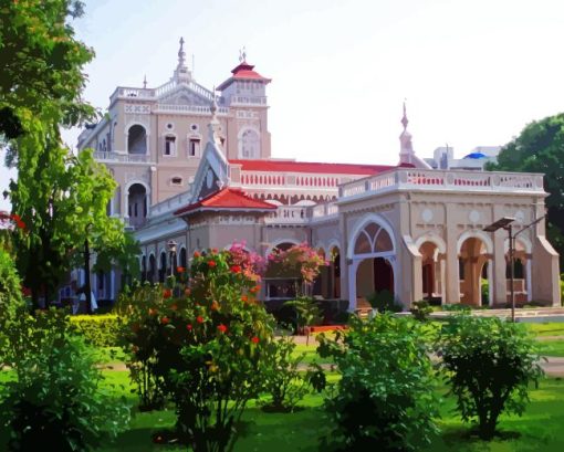 Aga Khan Palace Diamond Painting